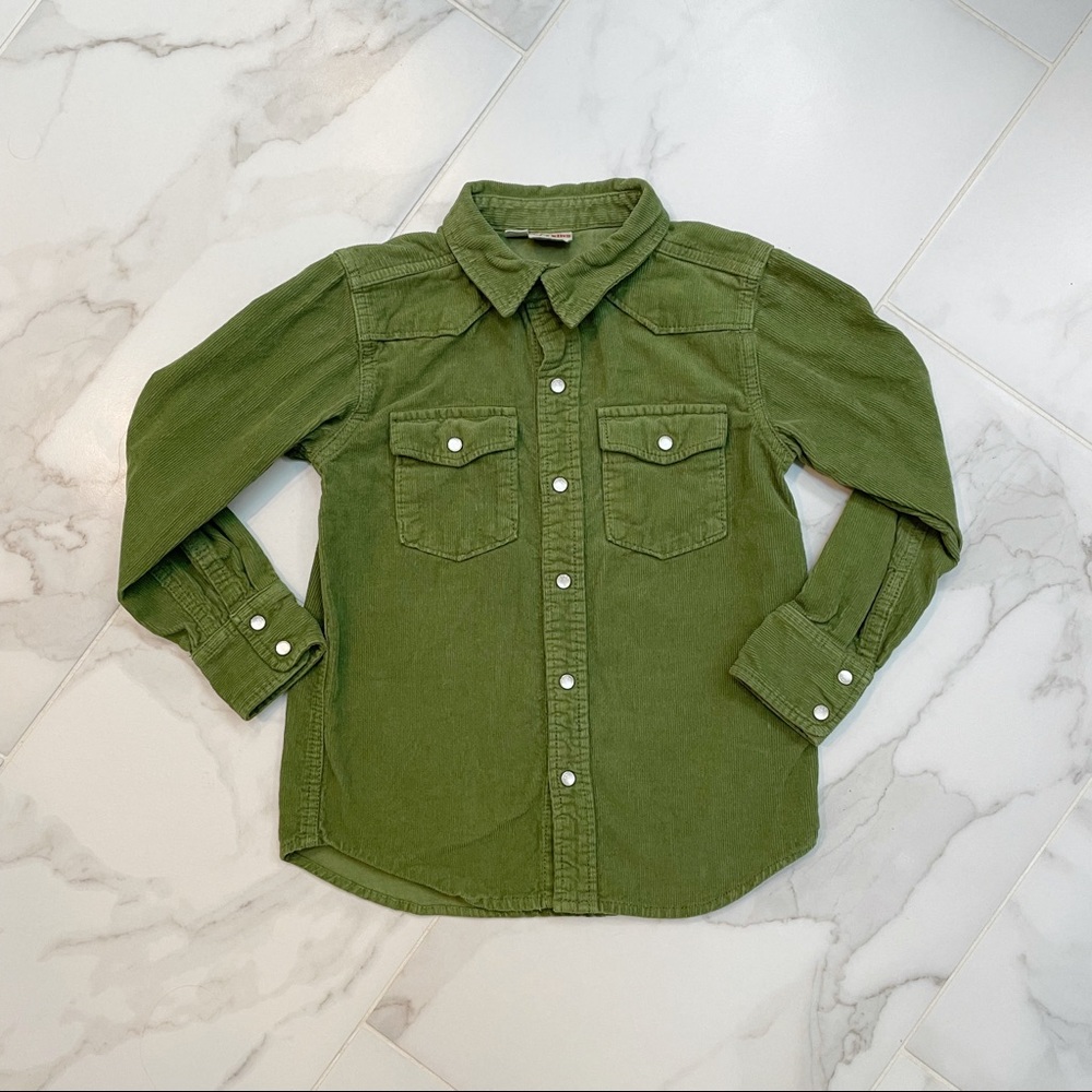 Bit’z Kids Pearl Snap Corduroy Button Up Shirt